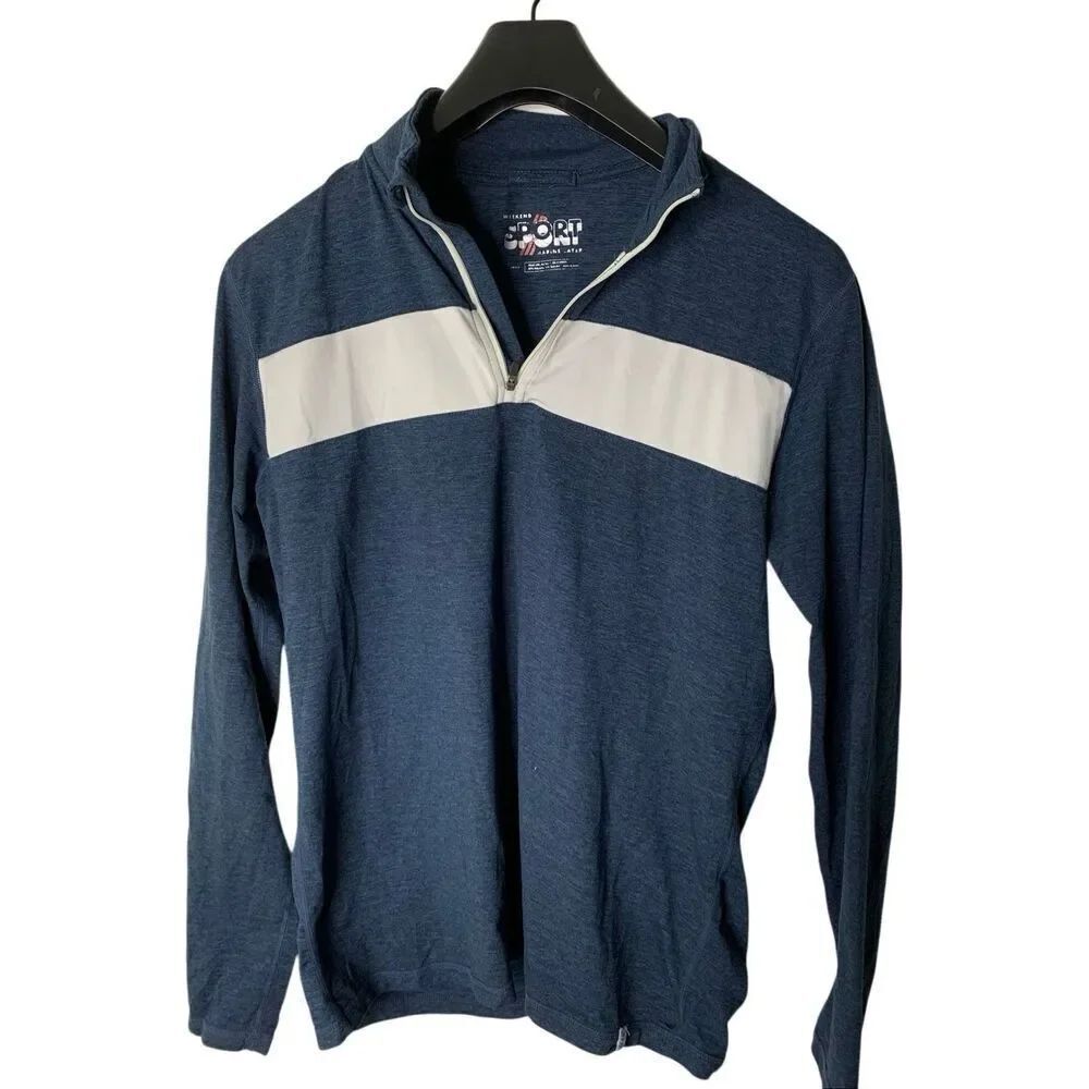 Marine Layer Weekend Sport 1/4 zip pullover men's size small